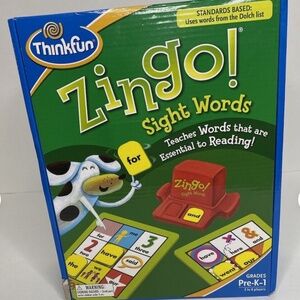 Zingo sight word game